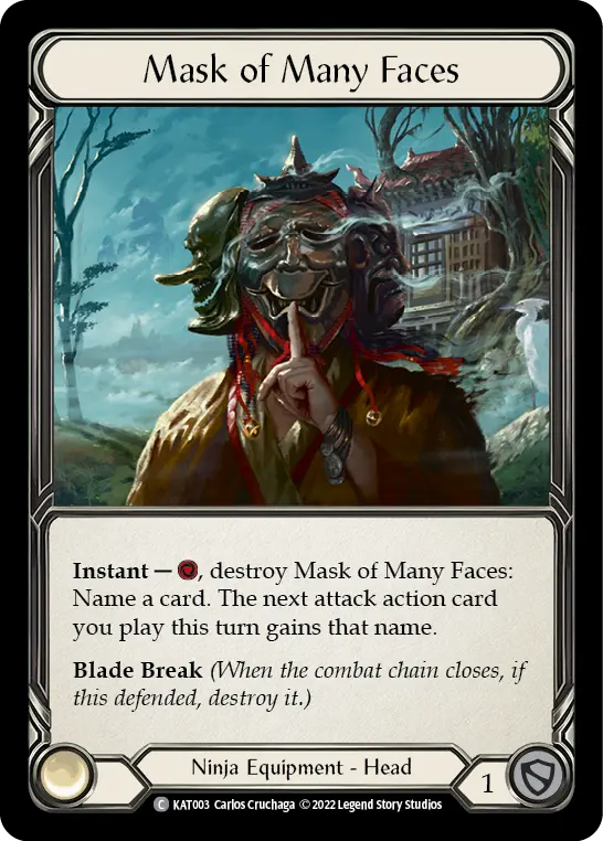 Mask of Many Faces card image