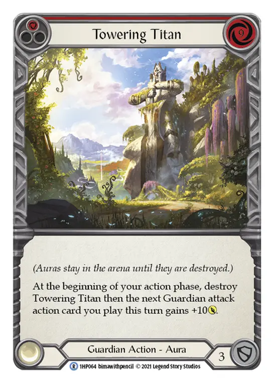 Towering Titan card image, pitch 1