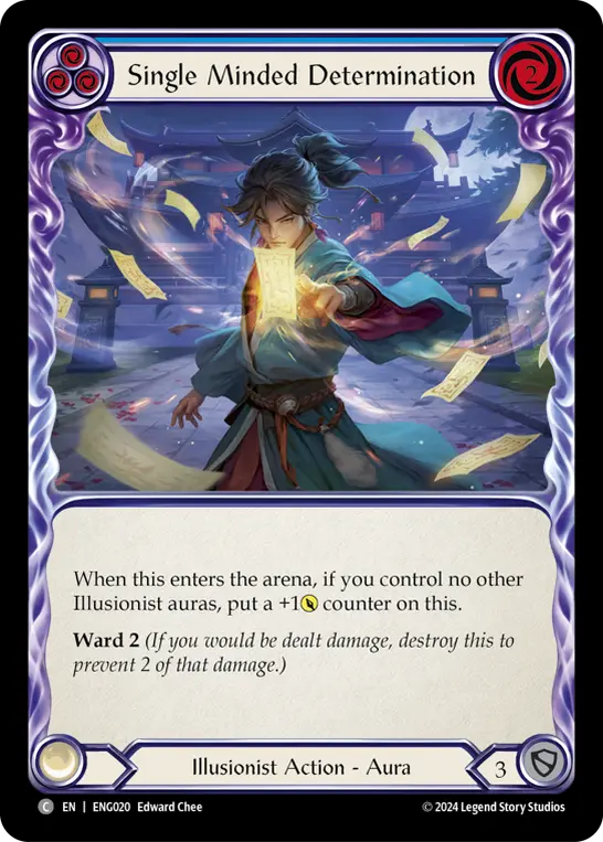 Single Minded Determination card image, pitch 3