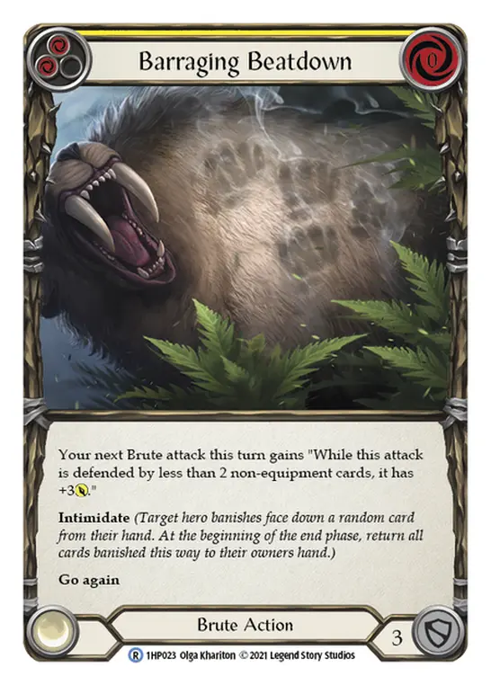 Barraging Beatdown card image, pitch 2