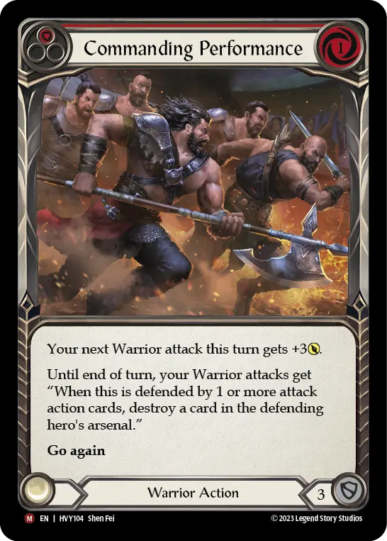 Commanding Performance card image, pitch 1