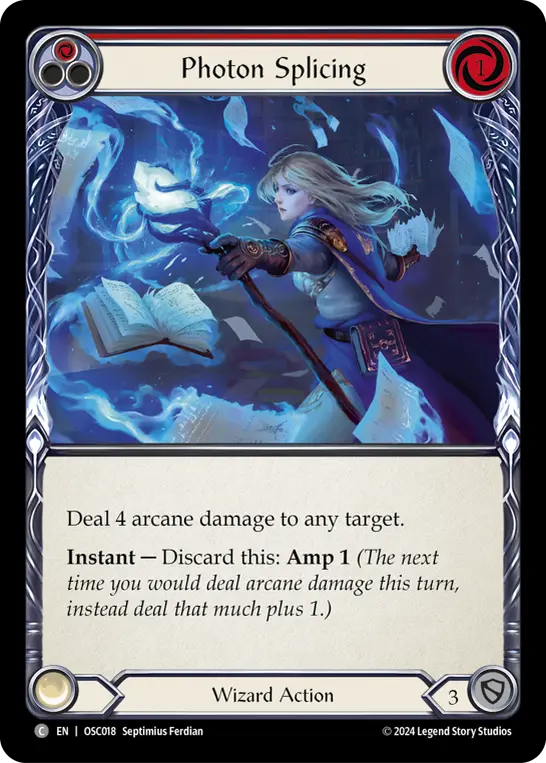 Photon Splicing card image, pitch 1