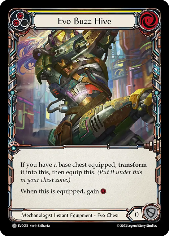 Evo Buzz Hive card image, pitch 2