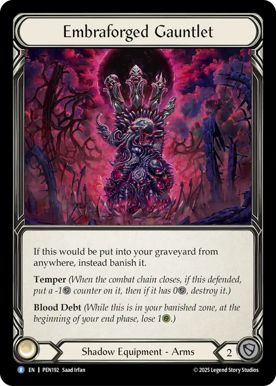 Embraforged Gauntlet card image