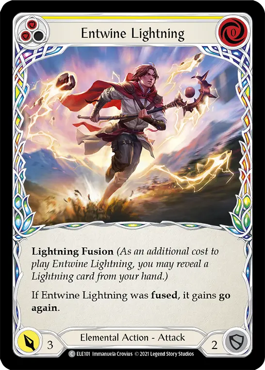Entwine Lightning card image, pitch 2