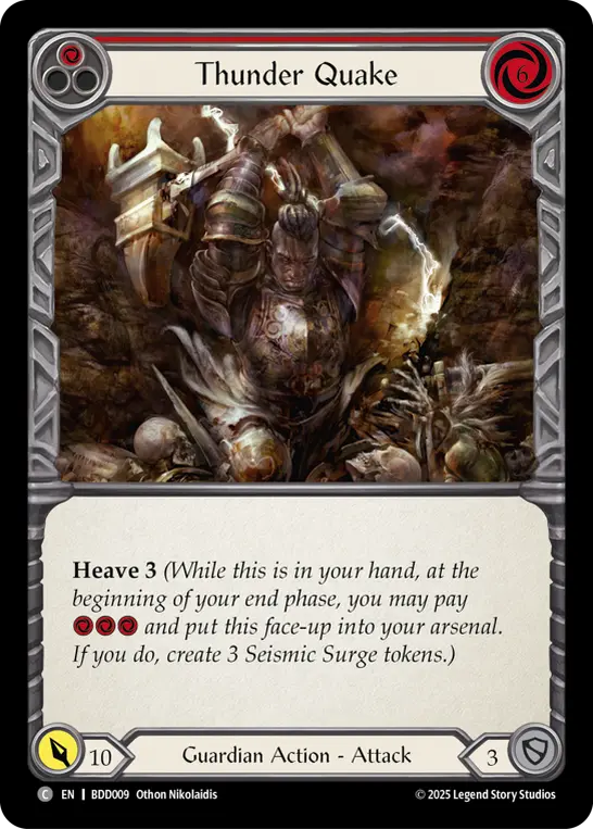 Thunder Quake card image, pitch 1