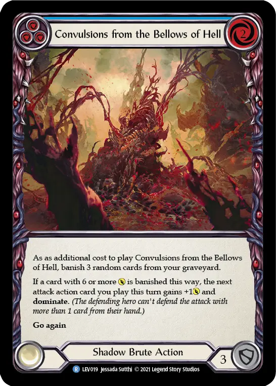 Convulsions from the Bellows of Hell card image, pitch 3