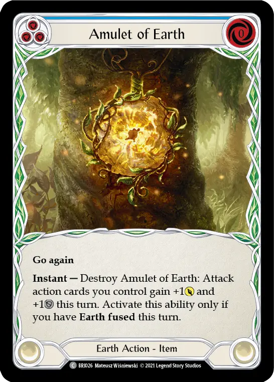 Amulet of Earth card image, pitch 3