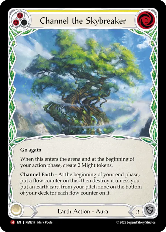 Channel the Skybreaker card image, pitch 2