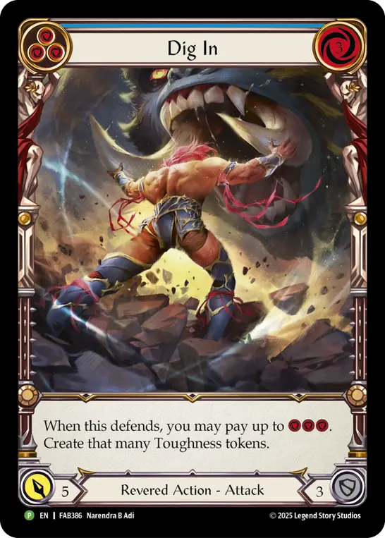 Dig In card image, pitch 3