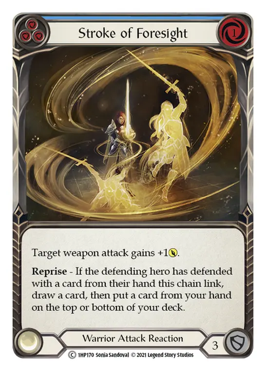 Stroke of Foresight card image, pitch 3