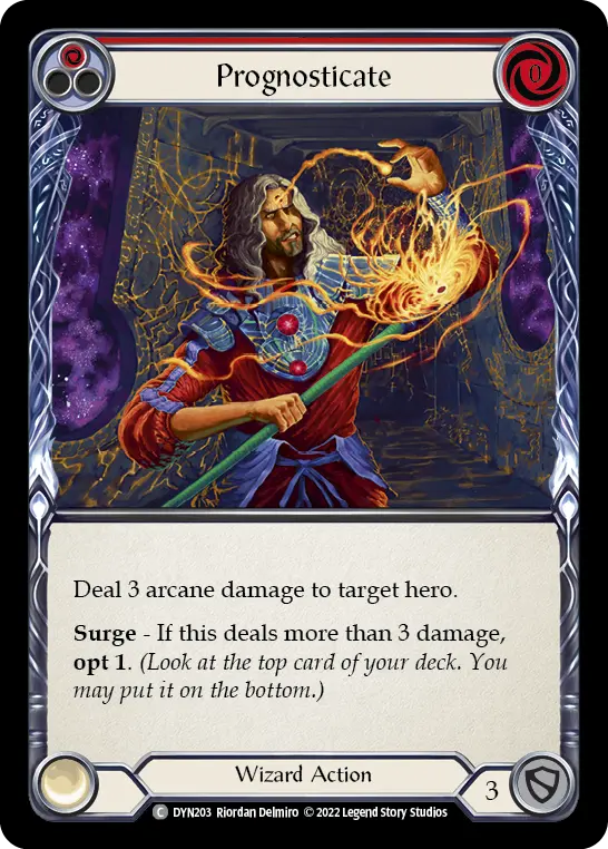 Prognosticate card image, pitch 1