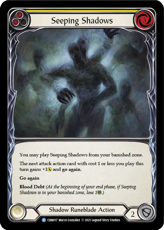 Seeping Shadows card image, pitch 2