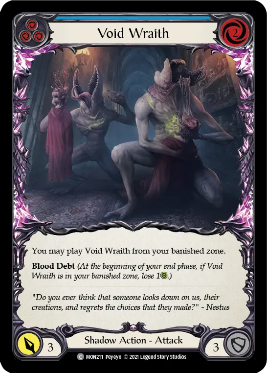 Void Wraith card image, pitch 3