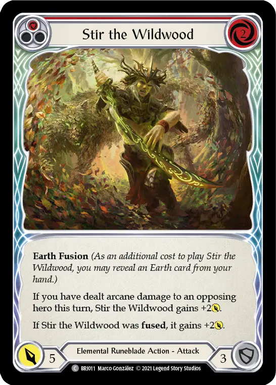 Stir the Wildwood card image, pitch 1