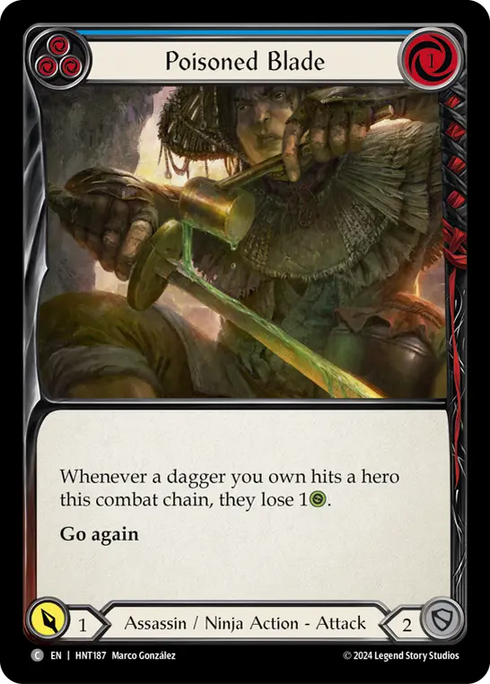 Poisoned Blade card image, pitch 3