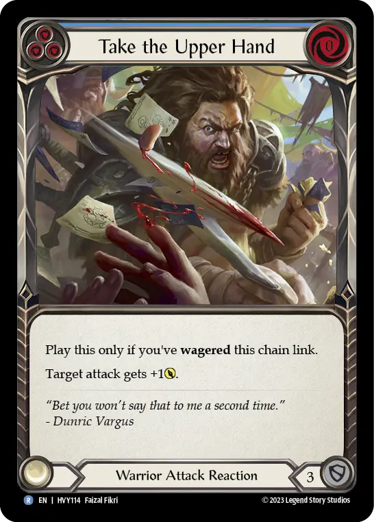 Take the Upper Hand card image, pitch 3