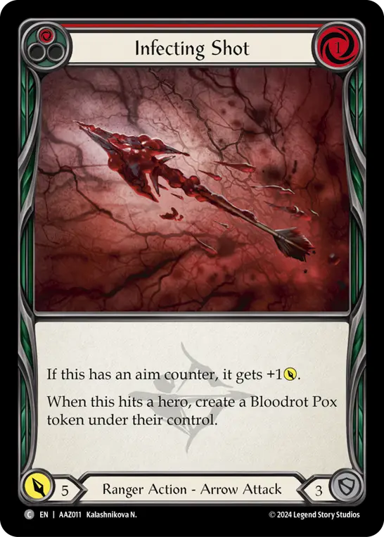 Infecting Shot card image, pitch 1