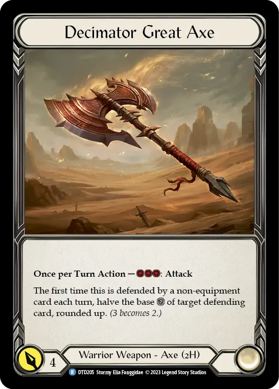 Decimator Great Axe card image