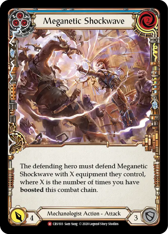 Meganetic Shockwave card image, pitch 3