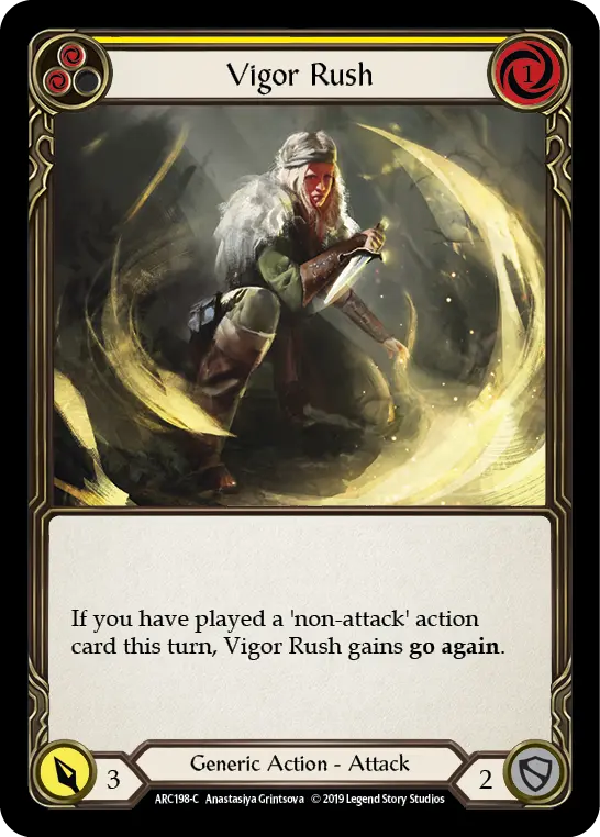 Vigor Rush card image, pitch 2