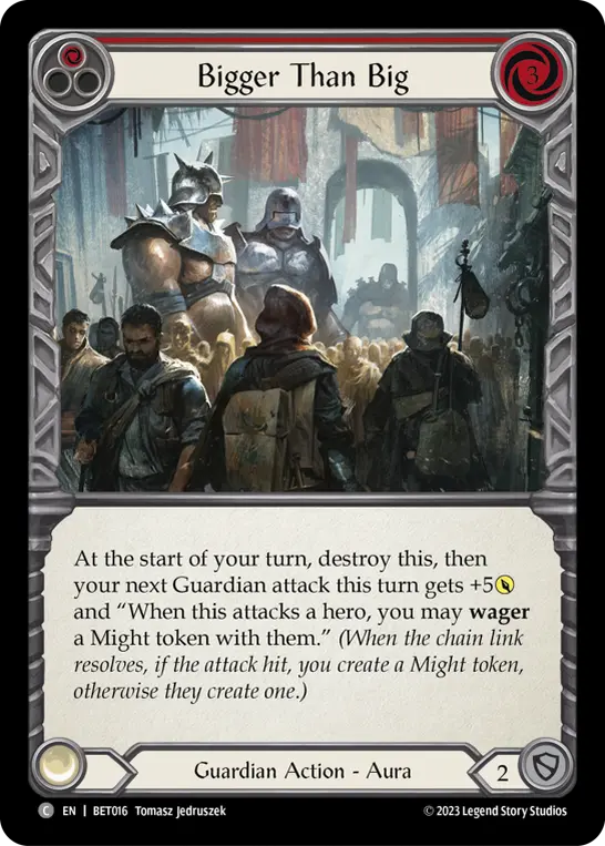 Bigger Than Big card image, pitch 1