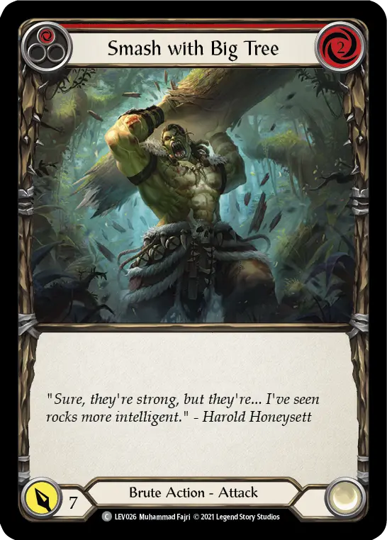 Smash with Big Tree card image, pitch 1
