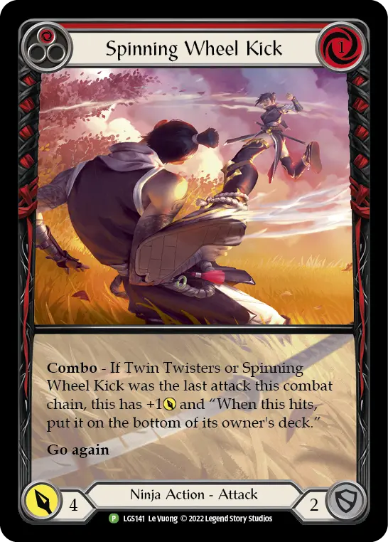 Spinning Wheel Kick card image, pitch 1