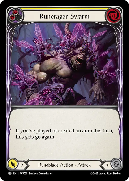 Runerager Swarm card image, pitch 2