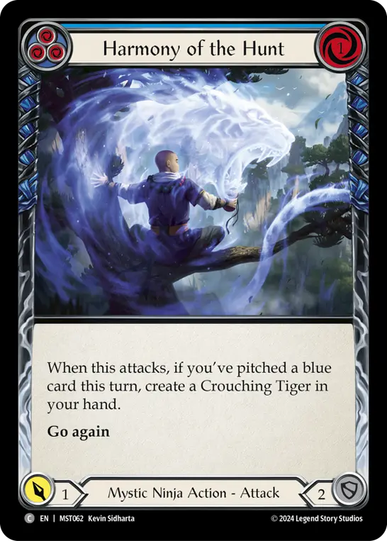 Harmony of the Hunt card image, pitch 3