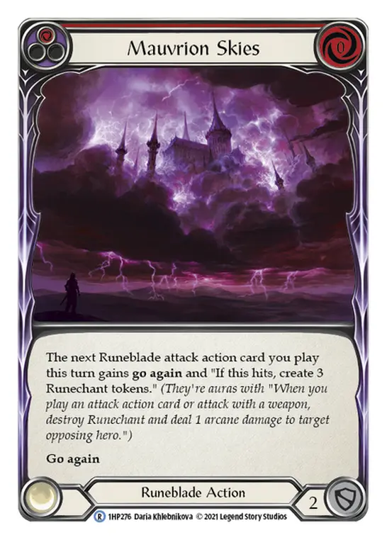 Mauvrion Skies card image, pitch 1