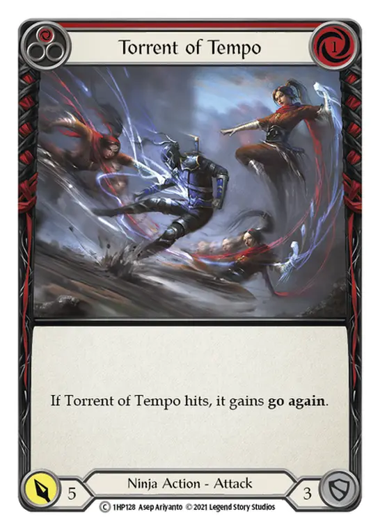 Torrent of Tempo card image, pitch 1