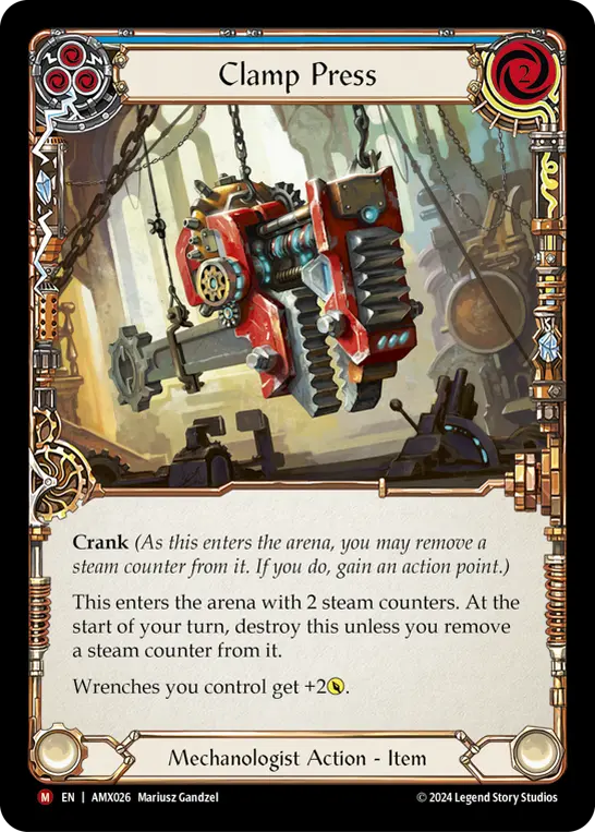 Clamp Press card image, pitch 3