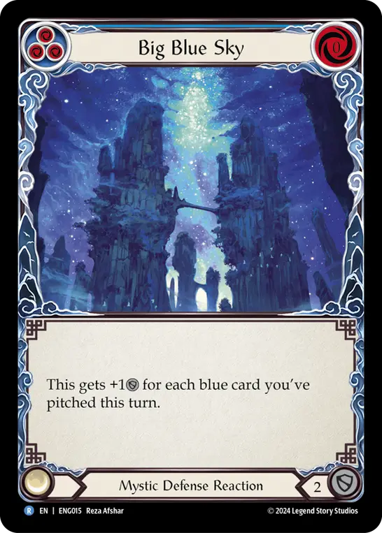 Big Blue Sky card image, pitch 3