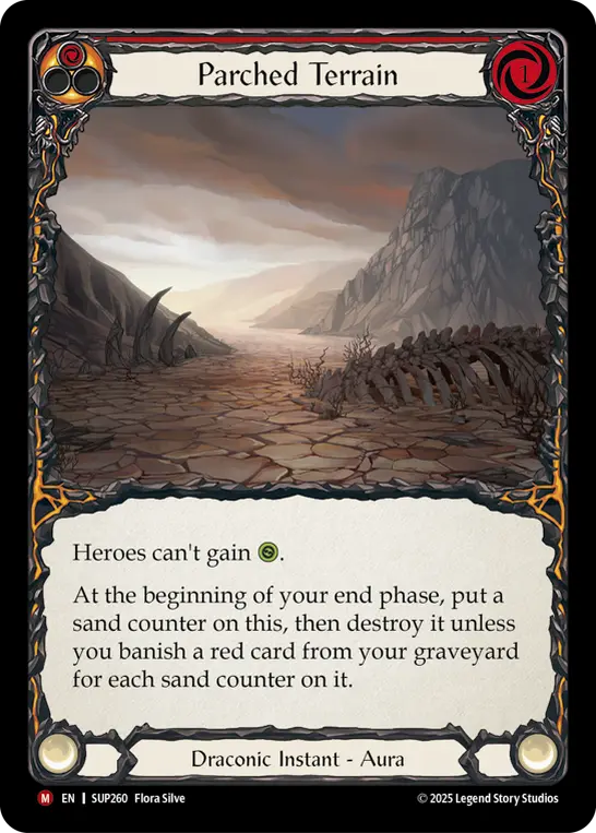 Parched Terrain card image, pitch 1