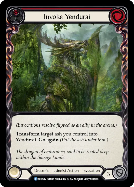 Invoke Yendurai card image, pitch 1