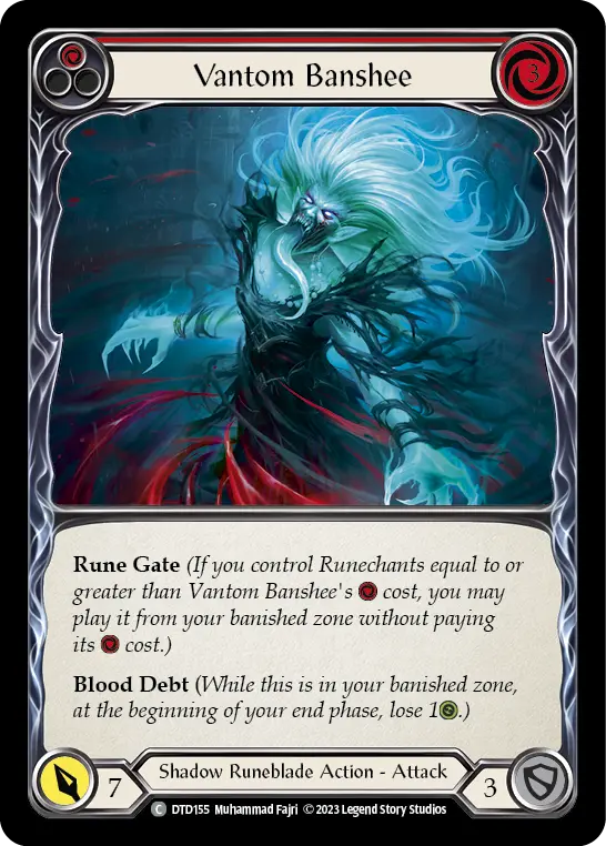 Vantom Banshee card image, pitch 1