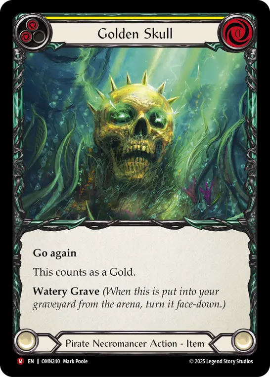 Golden Skull card image, pitch 2