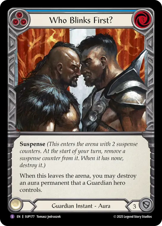 Who Blinks First? card image, pitch 3
