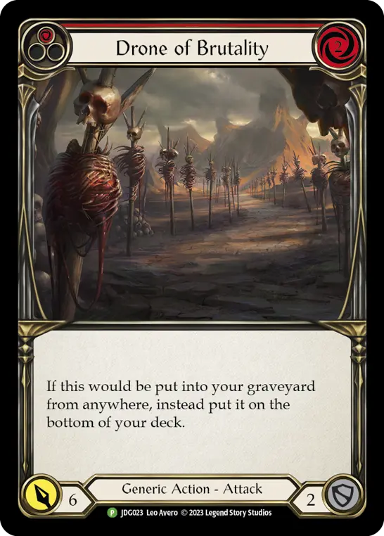 Drone of Brutality card image, pitch 1