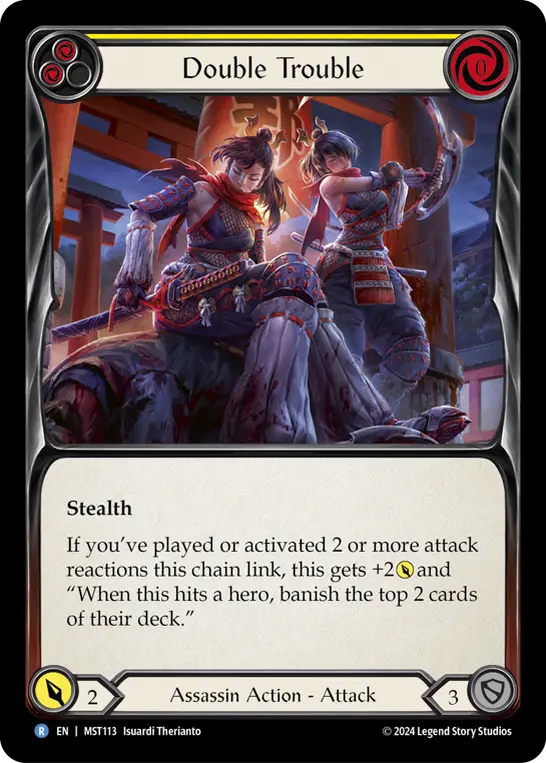 Double Trouble card image, pitch 2