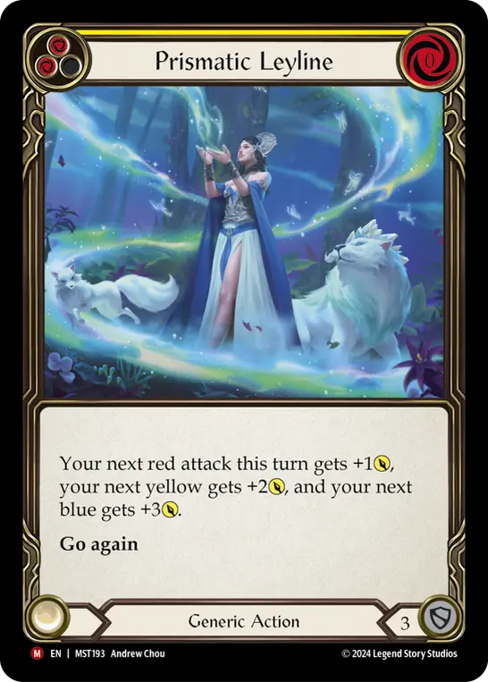 Prismatic Leyline card image, pitch 2