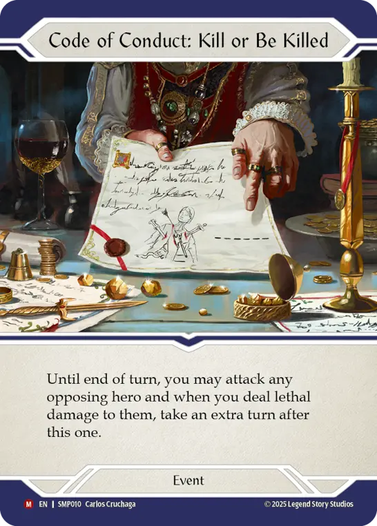 Code of Conduct: Kill or Be Killed card image
