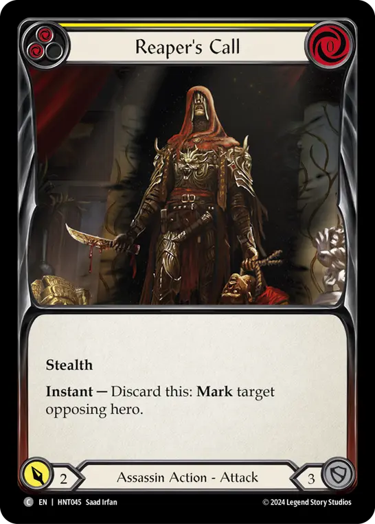 Reaper's Call card image, pitch 2