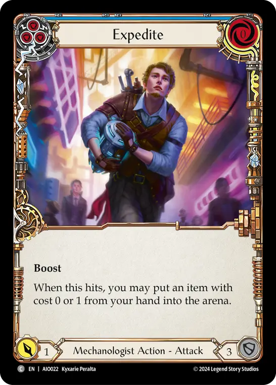 Expedite card image, pitch 3