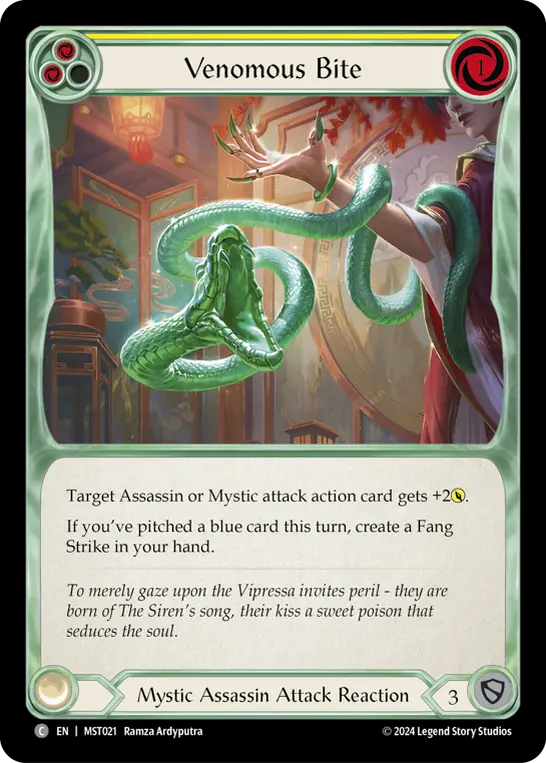 Venomous Bite card image, pitch 2