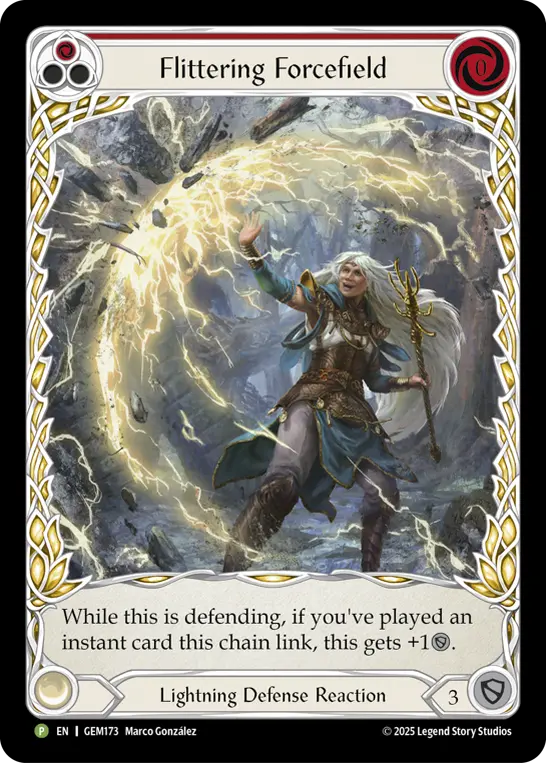 Flittering Forcefield card image, pitch 1