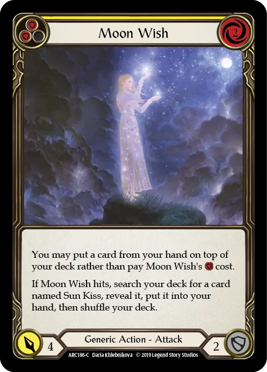 Moon Wish card image, pitch 2