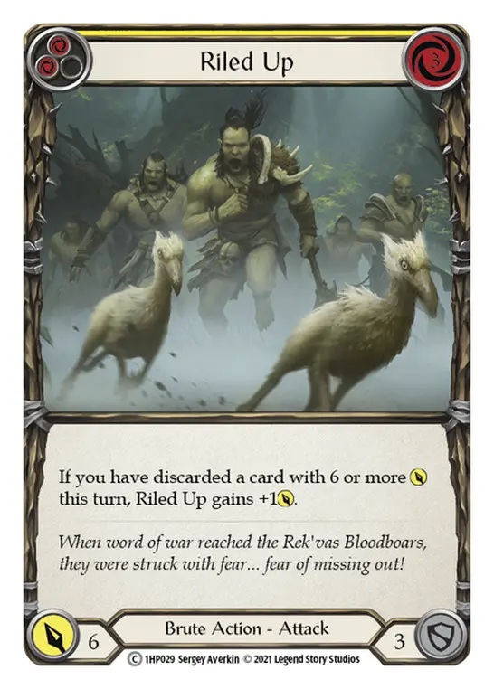 Riled Up card image, pitch 2