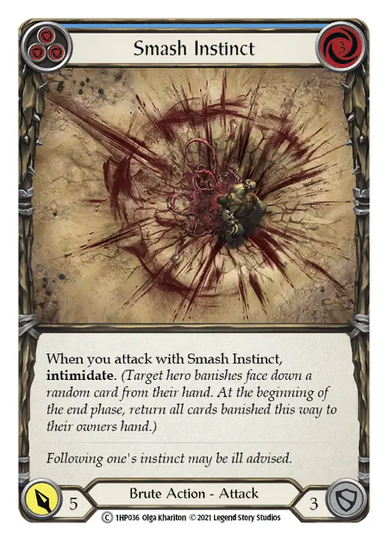 Smash Instinct card image, pitch 3